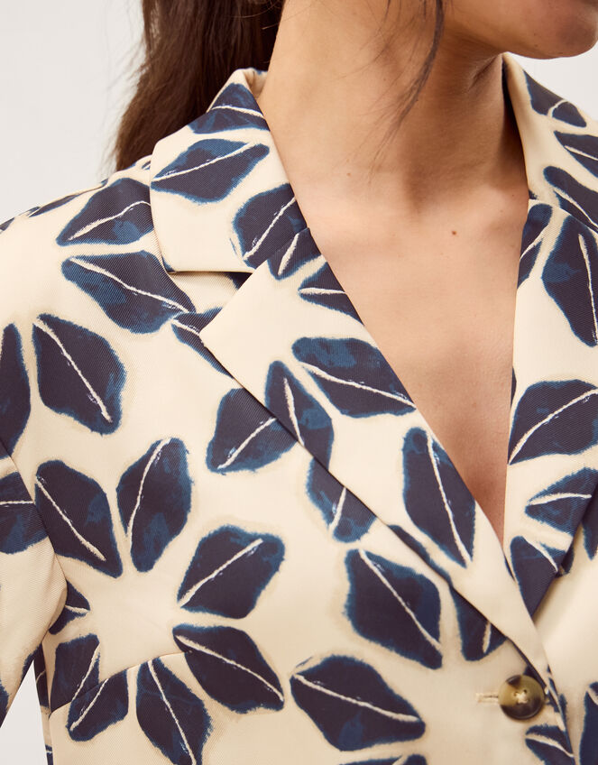 Ellison Floral Print Shirt, Blue (NAVY), large