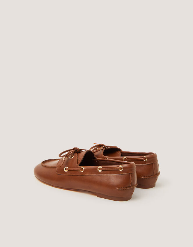 Piper Boat Shoes, Brown (CHOCOLATE), large