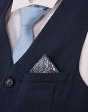 Harry Herringbone 4-Piece Suit, Blue (NAVY), large