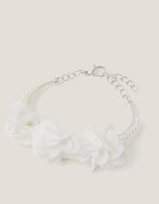 Flower Pearl Cuff Bracelet, , large