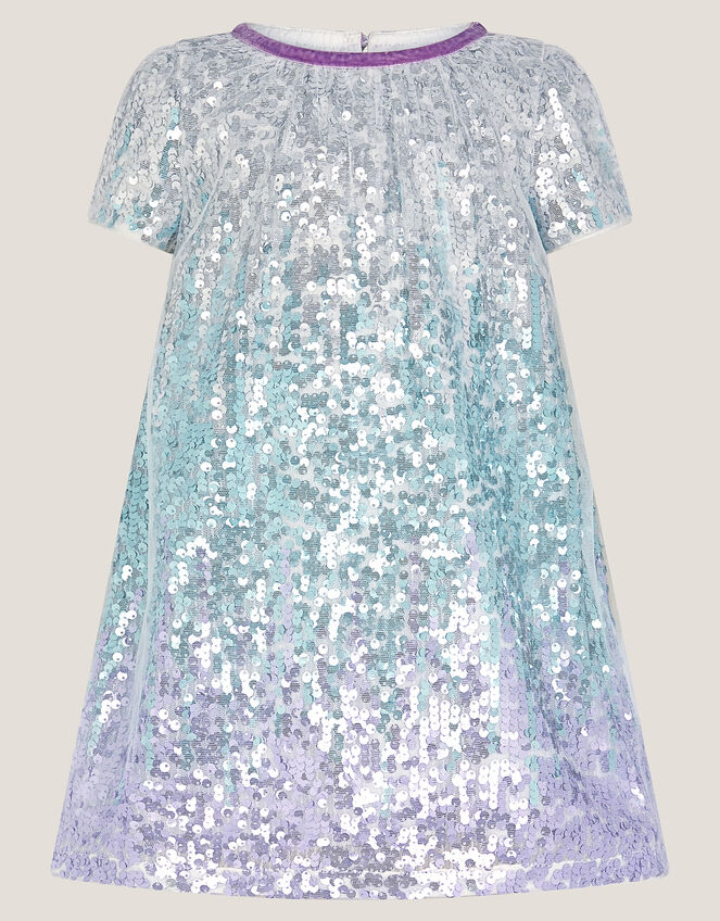 Baby Mermaid Ombre Sequin Dress, Multi (MULTI), large