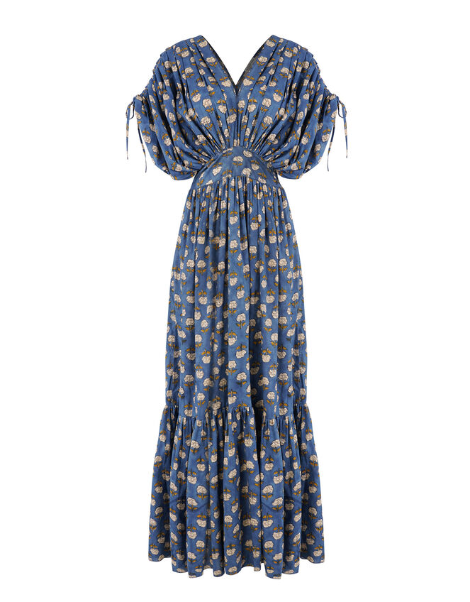 Pitusa Clara Block Print Maxi Dress, , large