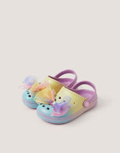 Bow Glitter Ombr&eacute; Clogs, Multi (MULTI), large