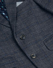 Rufus Check Suit Jacket, Grey (GREY), large