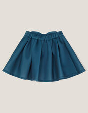 Bow Pleat Skirt, Teal (TEAL), large