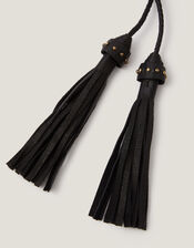 Leather Tassel Belt, , large