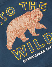 Into The Wild Graphic Sweatshirt, Blue (NAVY), large