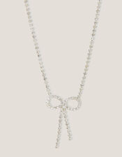 Diamant&eacute; Bow Necklace, , large