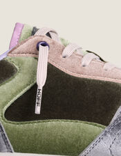 Hoff City Emerald Velvet Trainers, Multi (MULTI), large