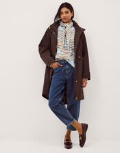 Ada Waterproof Raincoat, Brown (CHOCOLATE), large