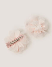 2-Pack Sequin Floral Hair Clips, , large
