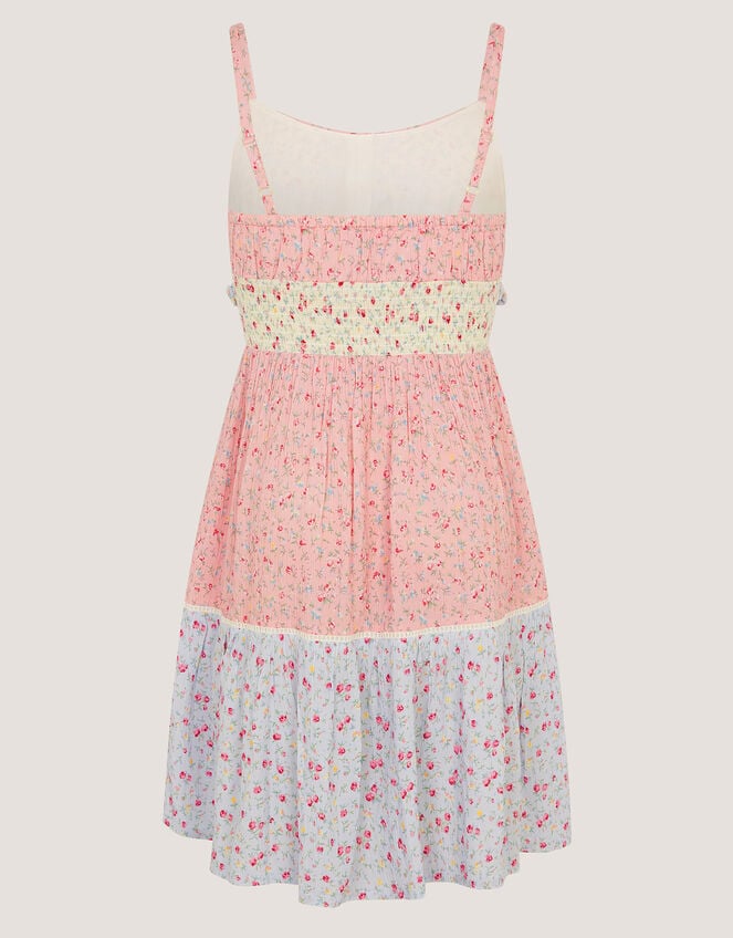 Strappy Ditsy Floral Dress, Pink (PINK), large