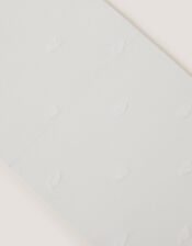 30 Denier Sheer Heart Tights, White (WHITE), large