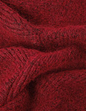 Tula Hooded Scarf, Red (BERRY), large