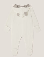 Polar Bear Sleepsuit, White (WHITE), large