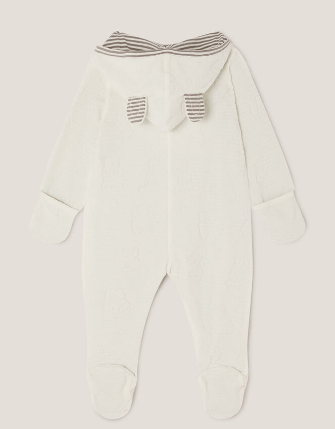 Polar Bear Sleepsuit, White (WHITE), large