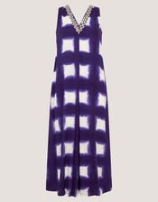 Halia Artisanal Tie-Dye Jumpsuit, Blue (NAVY), large