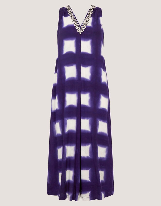 Halia Artisanal Tie-Dye Jumpsuit, Blue (NAVY), large