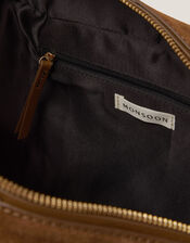 Cate Suede Bowler Bag, , large