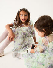 Hydrangea Ruffle Party Dress, Multi (MULTI), large