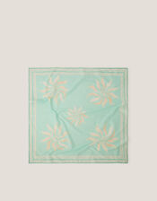 Sunnie Print Square Cotton Scarf, , large