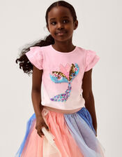 Mermaid Ombr&eacute; T-Shirt, Pink (PINK), large