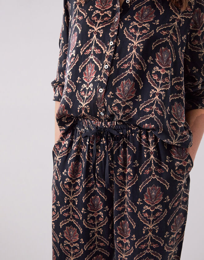 East Jesi Print Satin Trousers, Multi (MULTI), large