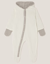 Polar Bear Sleepsuit, White (WHITE), large