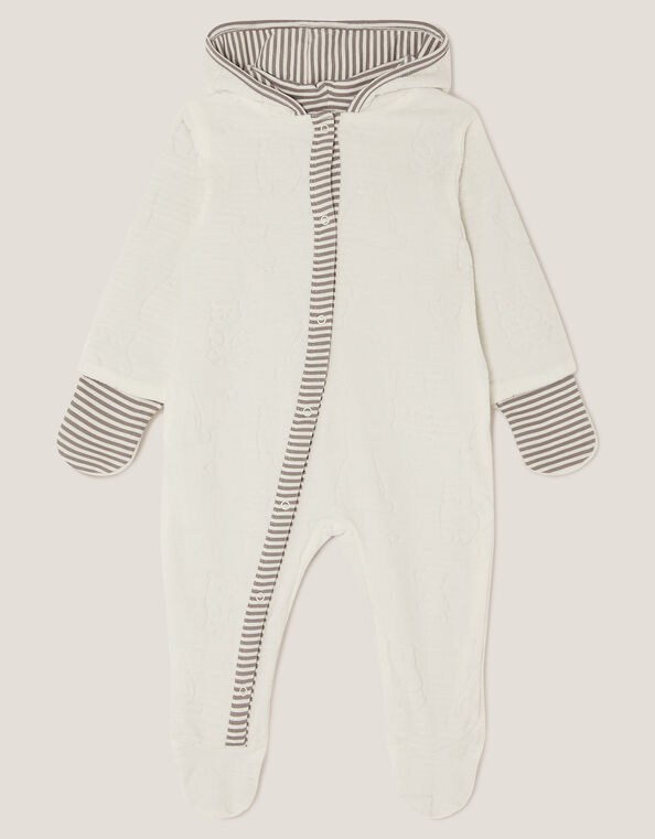 Polar Bear Sleepsuit, White (WHITE), large