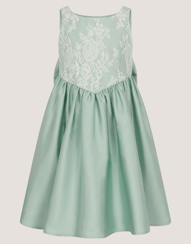 Juno Lace Bodice Party Dress, Green (SAGE), large