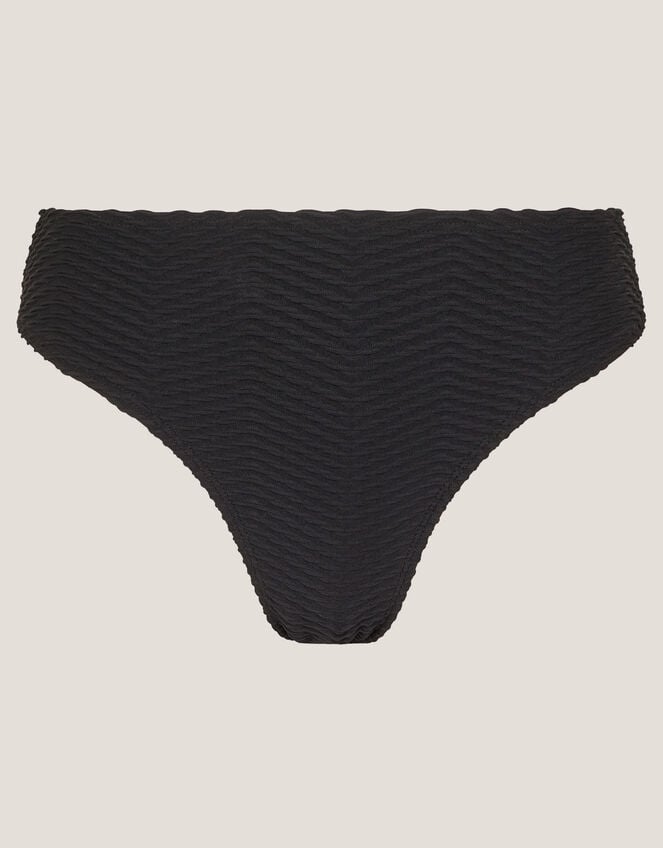 Alicia Rib Bikini Bottoms, Black (BLACK), large