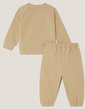 Baby Benny Bear Sweatshirt & Joggers Set, Brown (BROWN), large