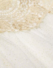 Estella Embroidered Dress, Gold (GOLD), large