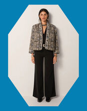 Maison Hotel Sugata Floral Quilted Jacket, Blue (BLUE), large