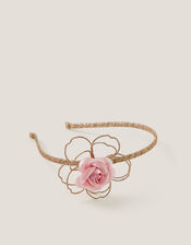 Rose Glitter Headband, , large