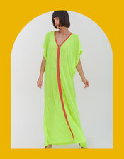 Pitusa Inca Kaftan Maxi Dress, Yellow (LEMON), large