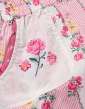 Floral Stripe Playsuit, Pink (PINK), large