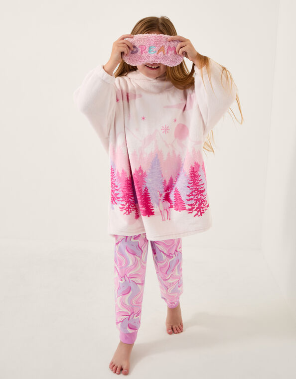 Forest Hoodie Pyjama Top, Pink (PINK), large