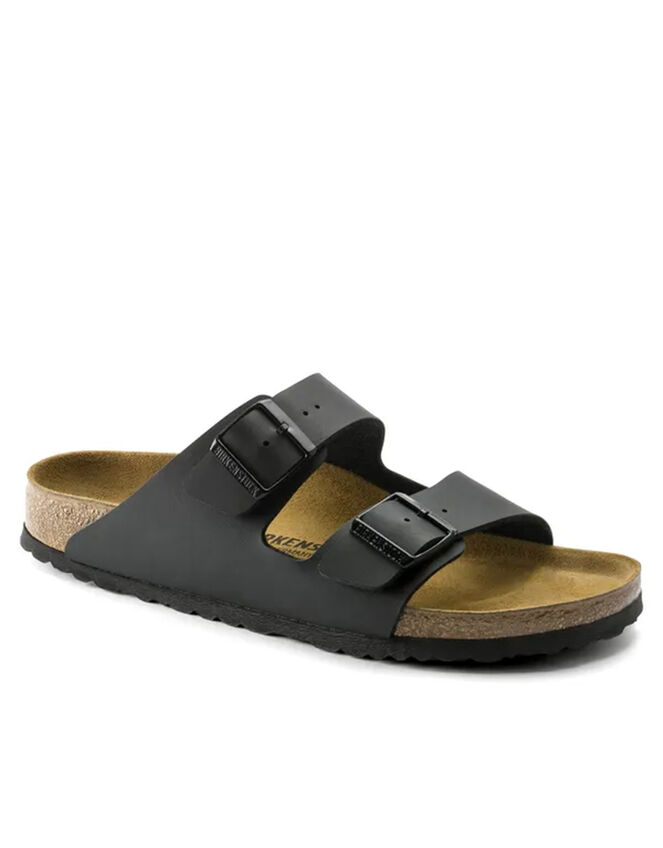 Birkenstock Arizona Two-Strap Sandals, Black (BLACK), large