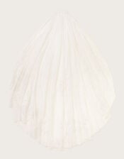 Floral Embroidered Bridal Veil, , large