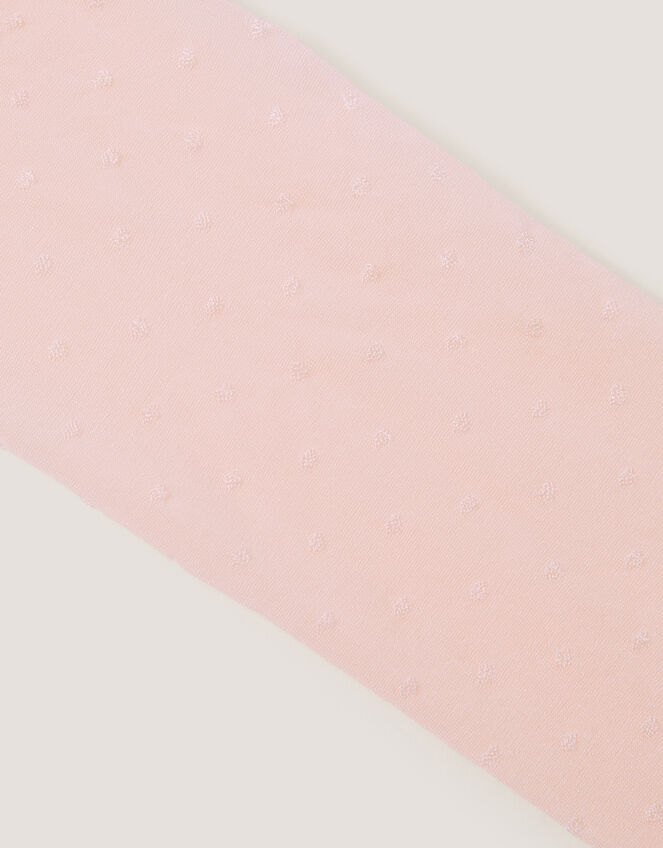 Baby 35 Denier Bridal Spot Tights, Pink (PINK), large