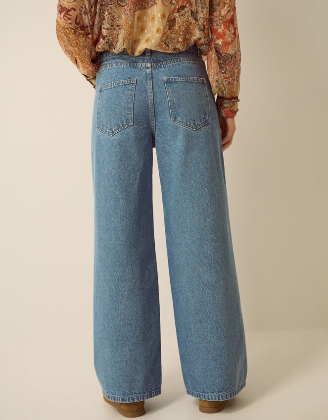 Lillian Wide Leg Jeans, Blue (LIGHT AUTHENTIC), large