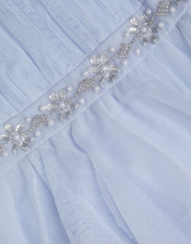 Baby Pennie Mesh Party Dress, Blue (PALE BLUE), large