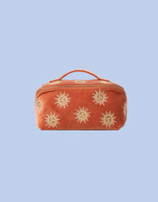 Elizabeth Scarlett Sun Goddess Velvet Make Up Bag, , large