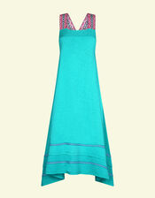 Pitusa St Tropez Maxi Beach Dress, Teal (TEAL), large