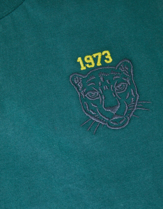 Tiger Logo Long Sleeve Top, Blue (BLUE), large