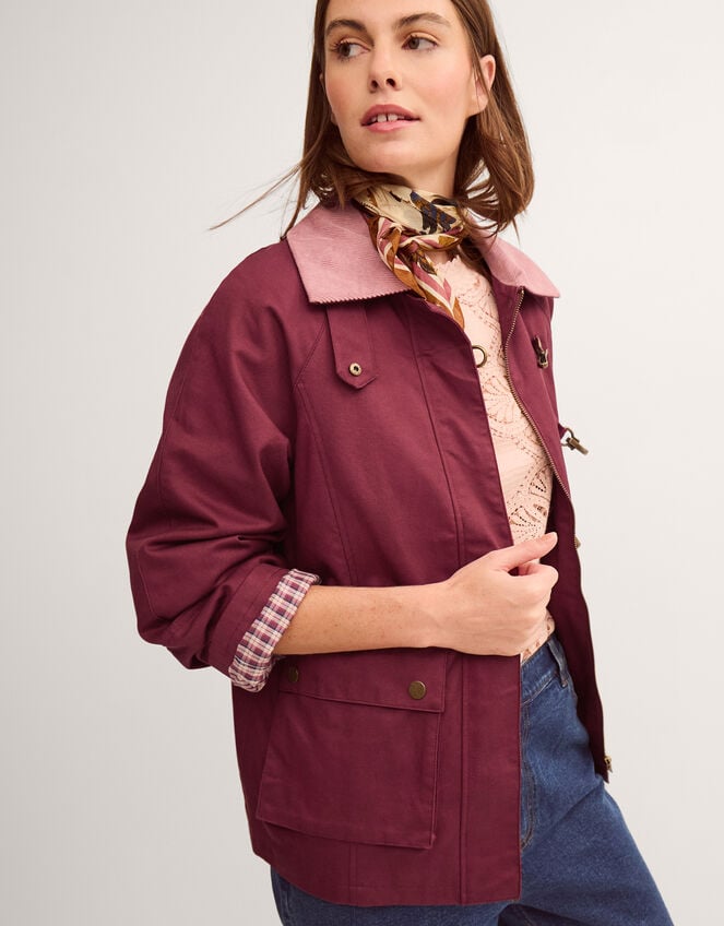 Robin Barn Jacket, Red (BERRY), large