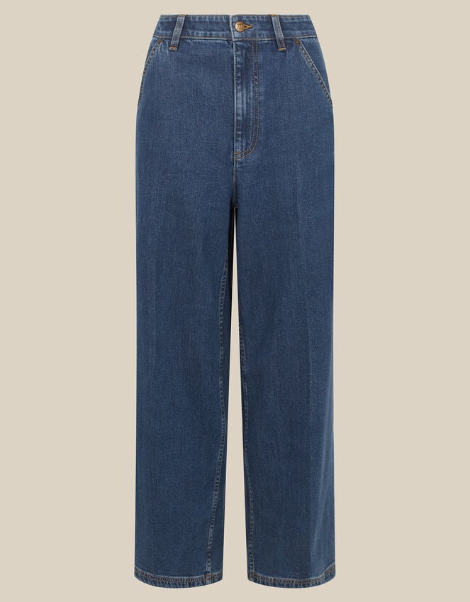 Jojo Wide Leg Jeans, Blue (MID AUTHENTIC BLUE), large