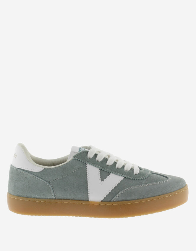 Victoria Berlin Suede Trainers, Green (JADE), large