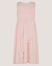 Imogen Sleeveless Chiffon Party Dress, Pink (PINK), large